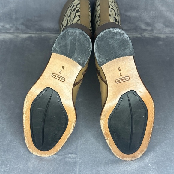 π₯π₯π₯Coach Signature Series Riding Boots Carol F1 Style Monogram Size: 7Bπ₯π₯π₯ - Picture 5 of 12